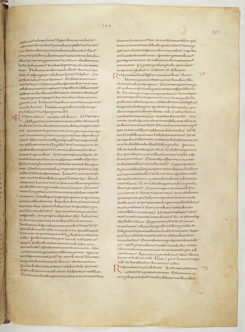 Vivian Bible, Proverbs 17 (folio 427) by Master C. (Vivian Bible illuminator) depicting Proverbs 17