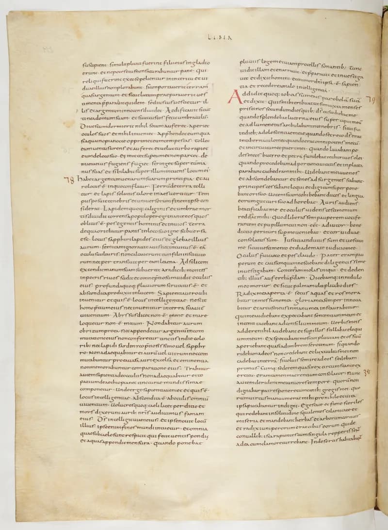 Vivian Bible, Proverbs 21 (folio 430) by Master C. (Vivian Bible illuminator) depicting Proverbs 21