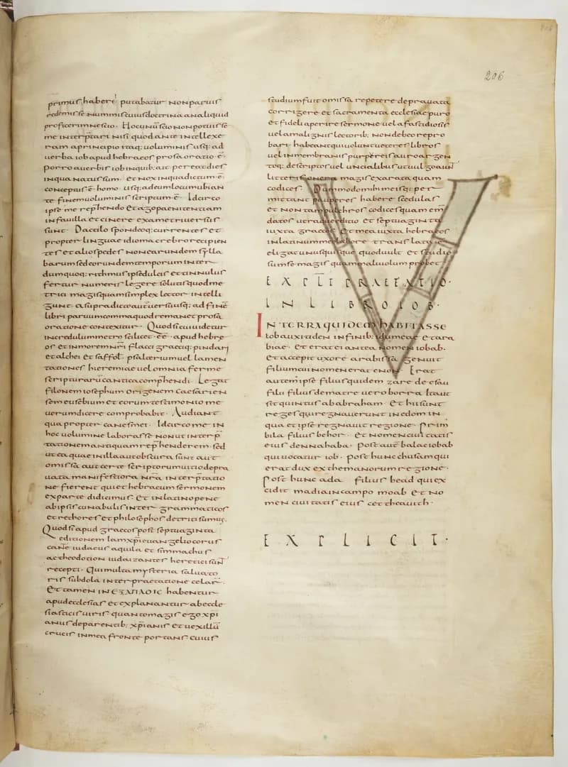 Vivian Bible, Proverbs 4 (folio 419) by Master C. (Vivian Bible illuminator) depicting Proverbs 4