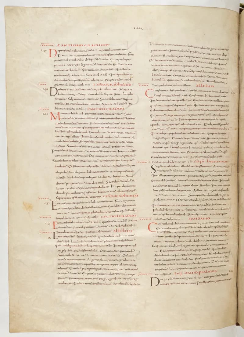 Vivian Bible, Sirach 16 (folio 470) by Master C. (Vivian Bible illuminator) depicting Sirach 16