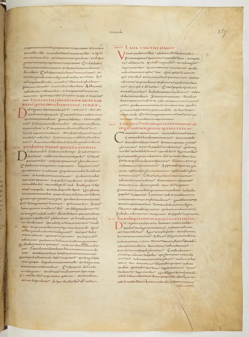 Vivian Bible, Sirach 2 (folio 461) by Master C. (Vivian Bible illuminator) depicting Sirach 2