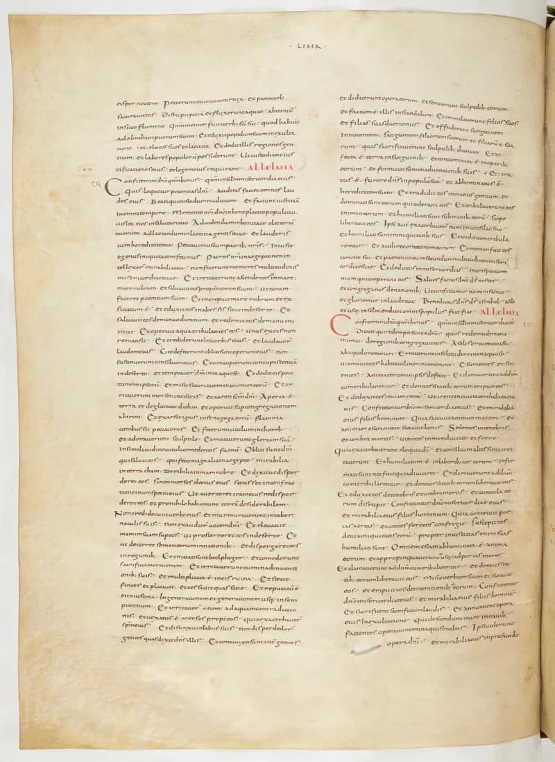 Vivian Bible, Sirach 6 (folio 464) by Master C. (Vivian Bible illuminator) depicting Sirach 6