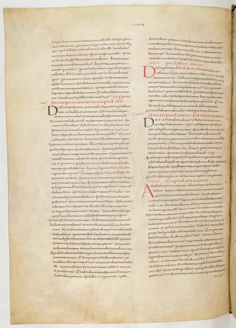 Vivian Bible, Song of Solomon 2 (folio 444) by Master C. (Vivian Bible illuminator) depicting Song of Solomon 2