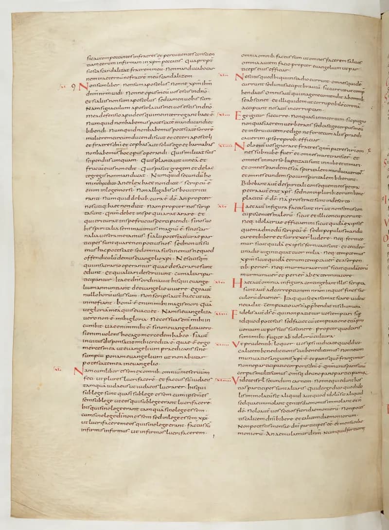 Vivian Bible, Titus 2 (folio 794) by Master C. (Vivian Bible illuminator) depicting Titus 2