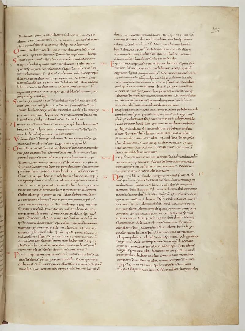 Vivian Bible, Titus 3 (folio 795) by Master C. (Vivian Bible illuminator) depicting Titus 3