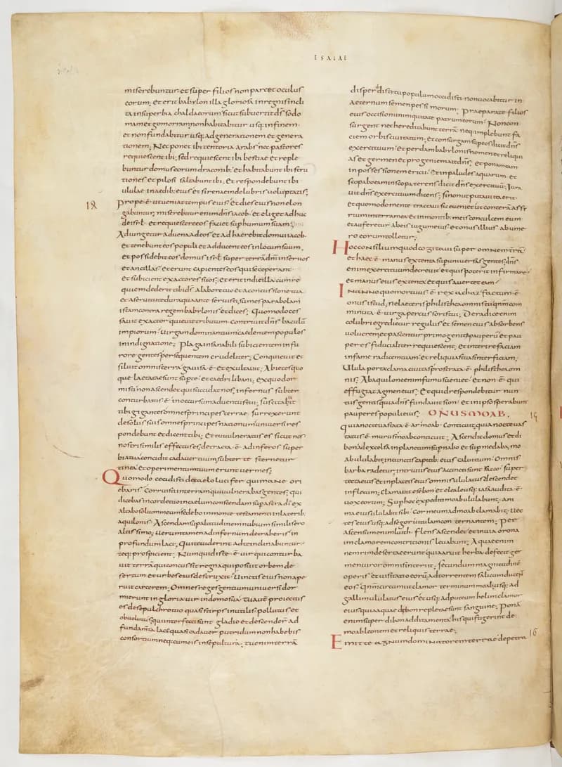 Vivian Bible, Tobit 1 (folio 274) by Master C. (Vivian Bible illuminator) depicting Tobit 1