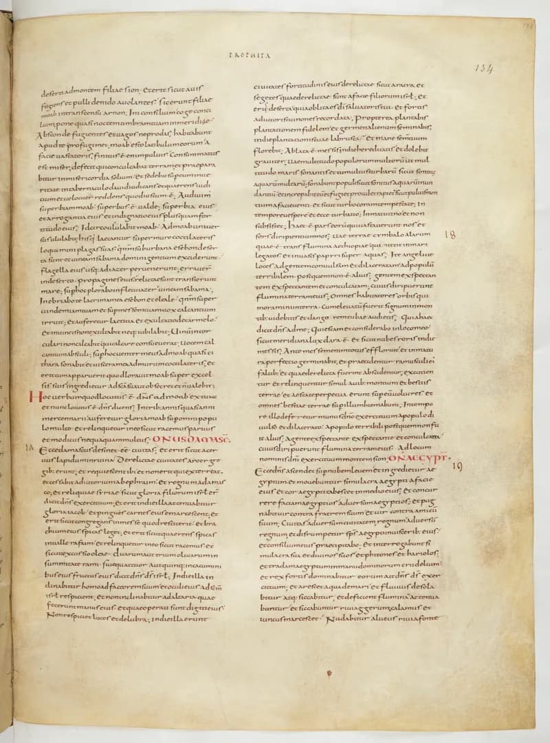 Vivian Bible, Tobit 4 (folio 275) by Master C. (Vivian Bible illuminator) depicting Tobit 4