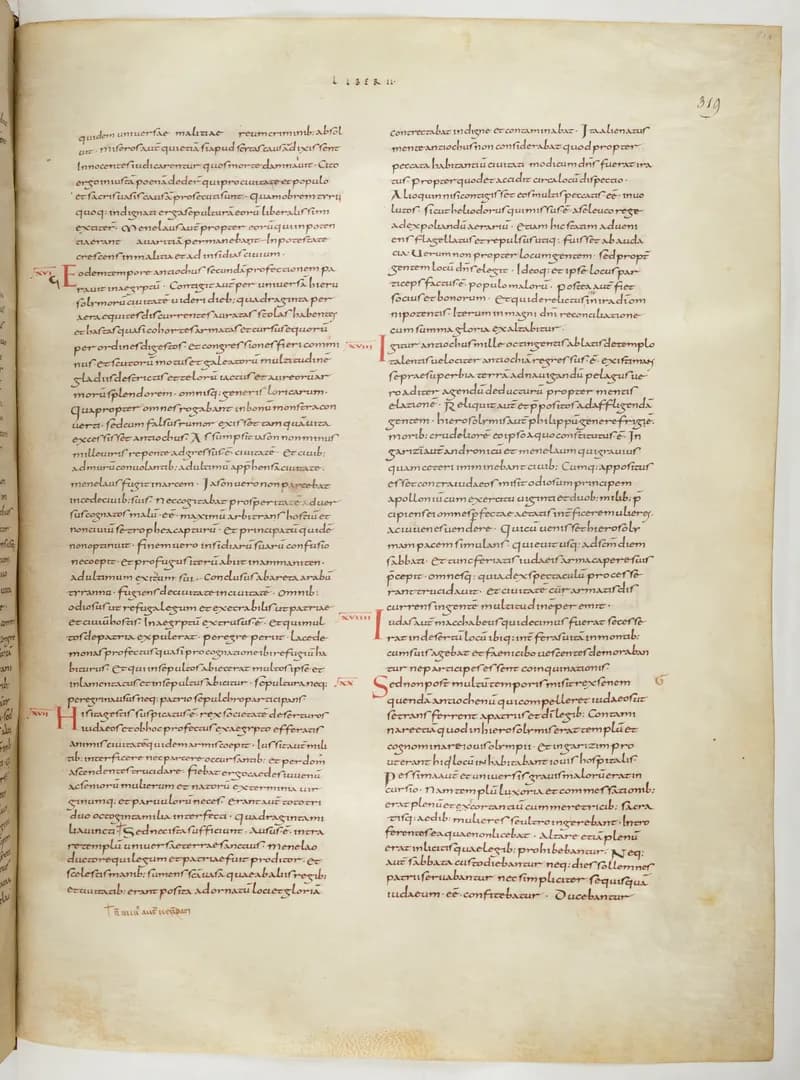 Vivian Bible, Zechariah 10 (folio 645) by Master C. (Vivian Bible illuminator) depicting Zechariah 10
