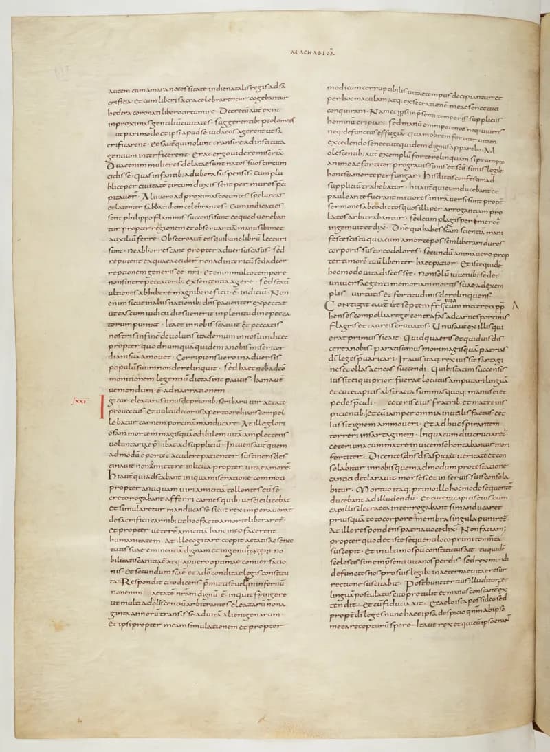 Vivian Bible, Zechariah 12 (folio 646) by Master C. (Vivian Bible illuminator) depicting Zechariah 12