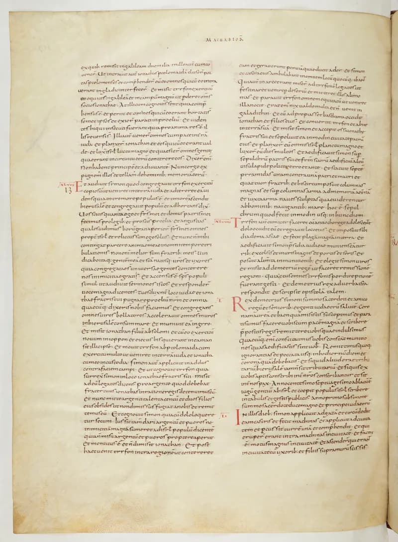 Vivian Bible, Zephaniah 1 (folio 636) by Master C. (Vivian Bible illuminator) depicting Zephaniah 1