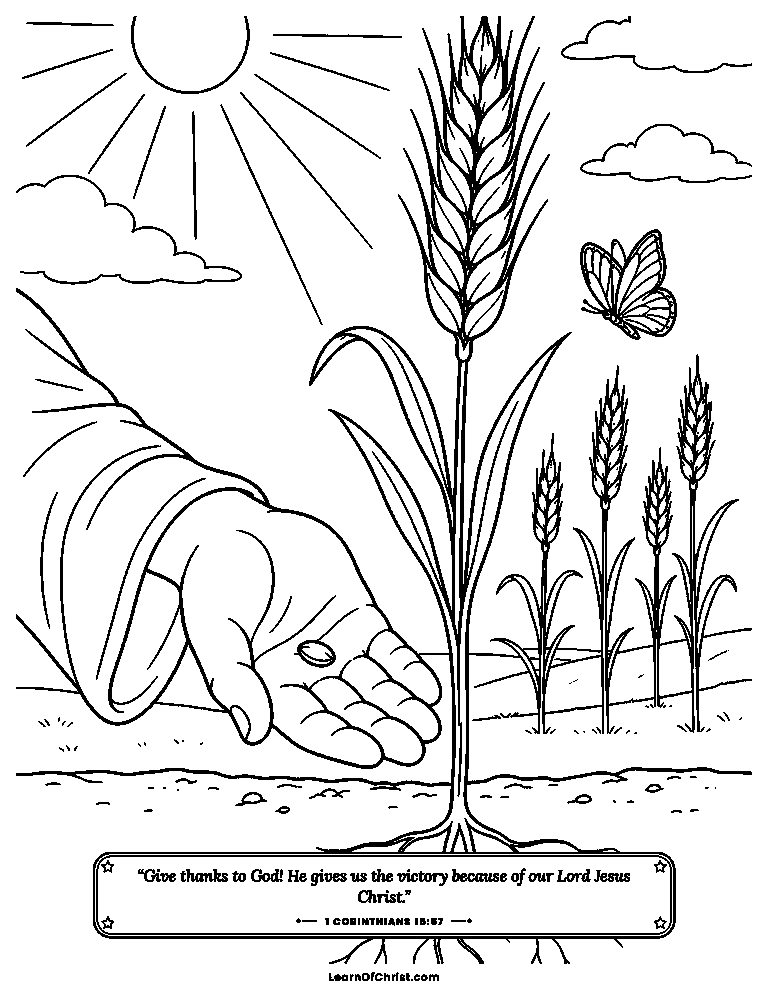 The seed and the wheat it becomes