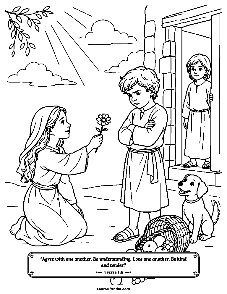 Answering an unkind word with kindness