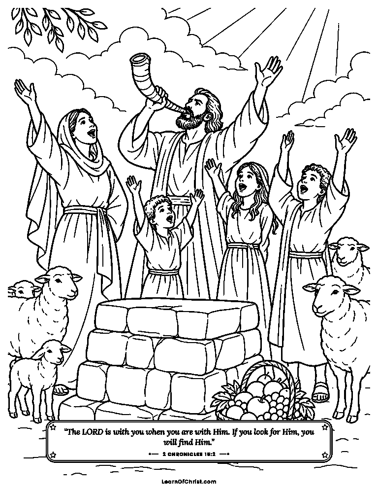 The people promise to seek God together