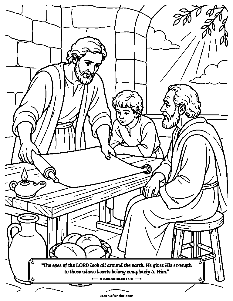 Treasure is carried out of the temple