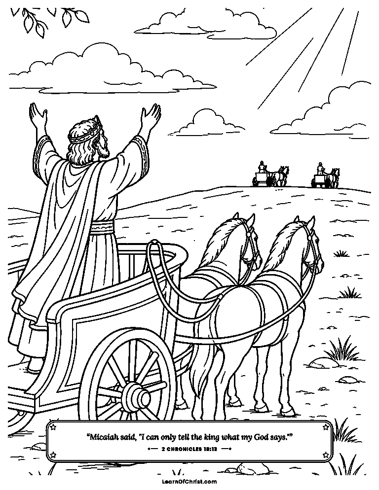 Jehoshaphat calls out and is helped