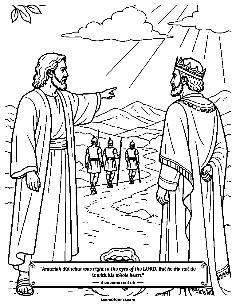 Amaziah sends the hired soldiers home