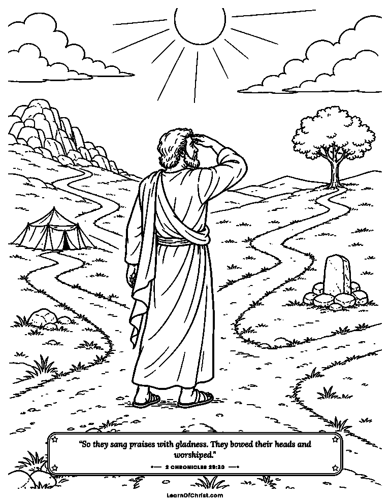 Hezekiah opens the temple doors again