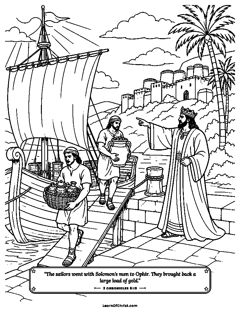 Solomon's ships sail home with treasure