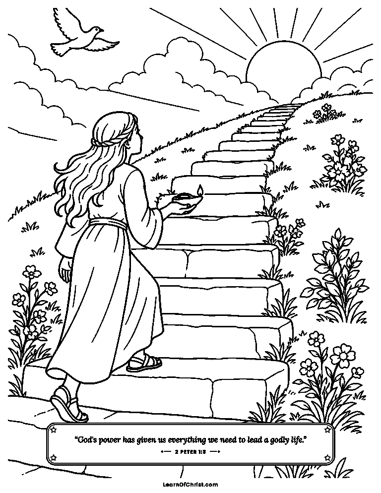 Climbing the steps of growing faith