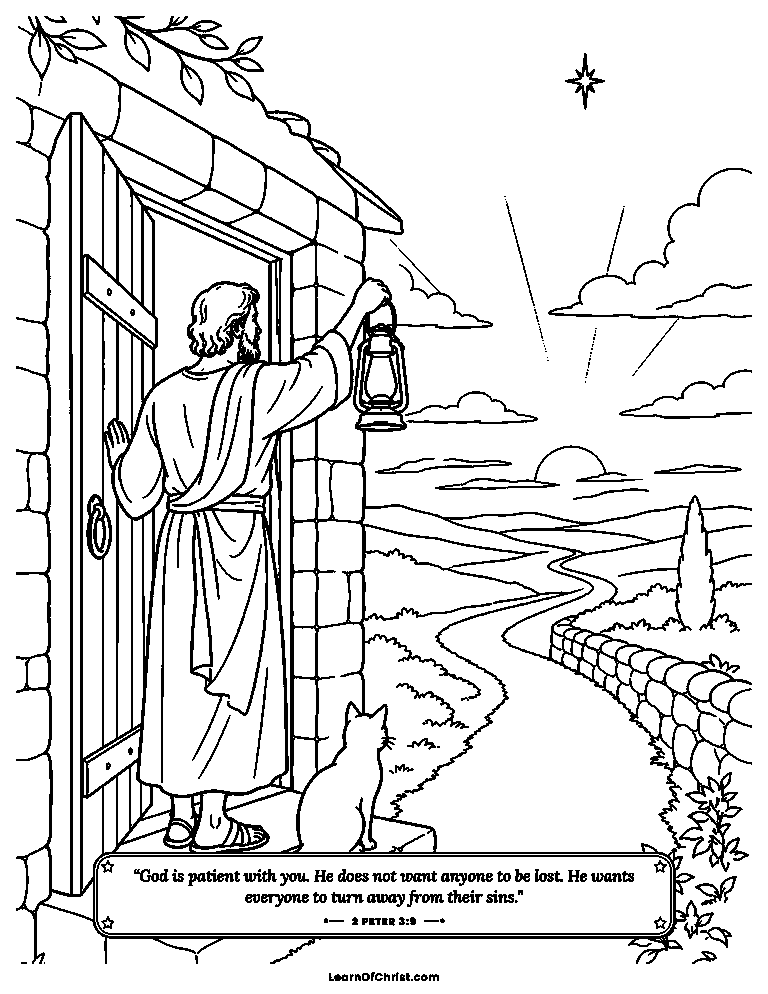 A door held open along the road