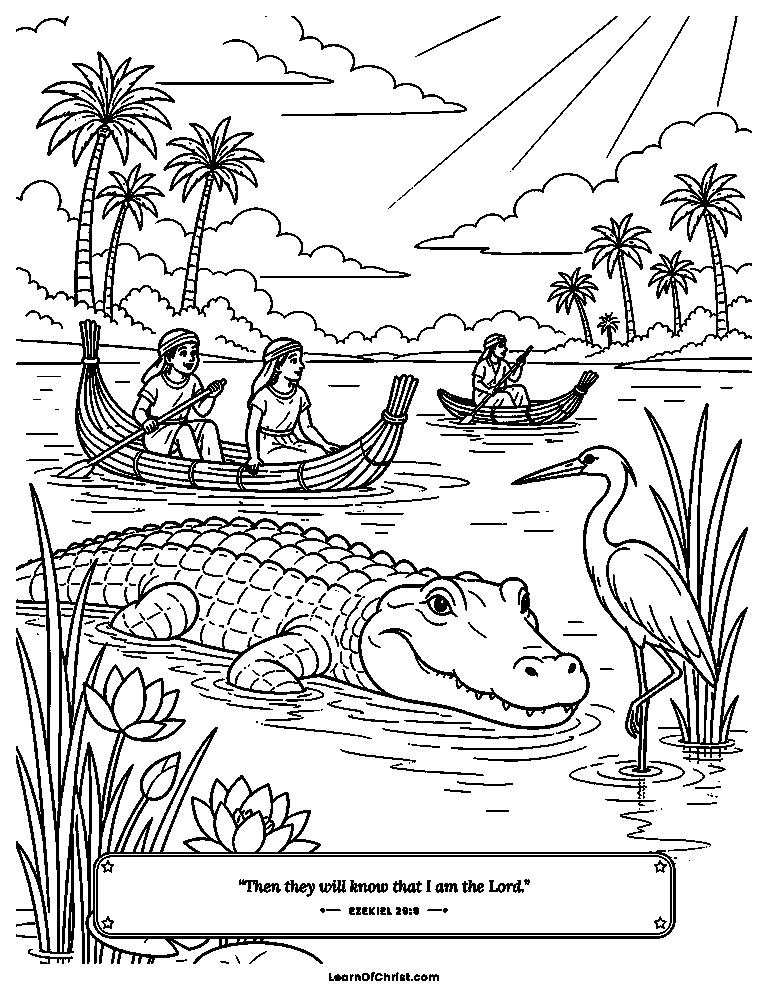 A friendly crocodile in the Nile