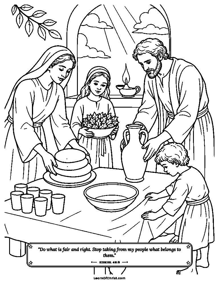 Setting the table for the feast