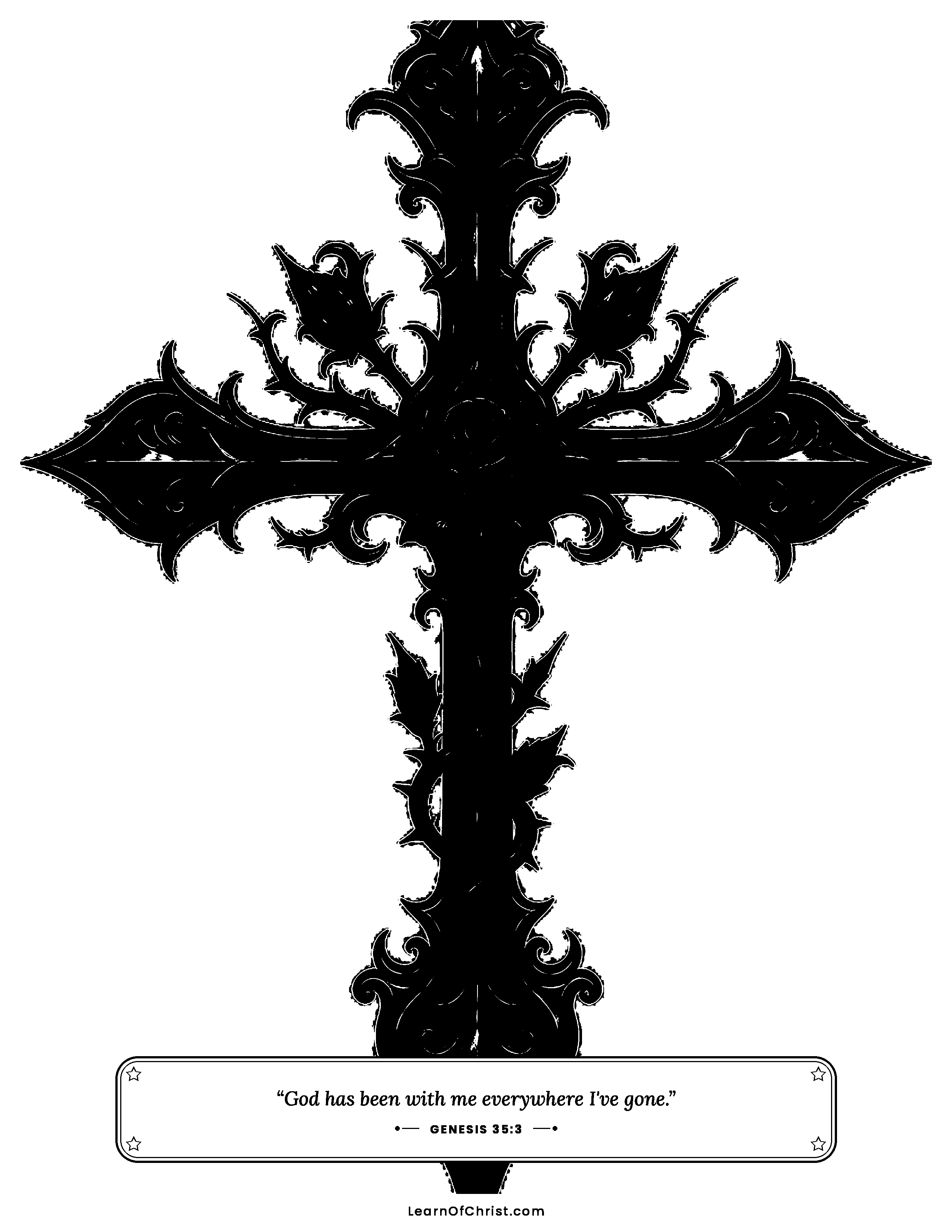 Genesis 35 coloring page - Jacob builds an altar at Bethel. Free printable Bible coloring sheet for kids.