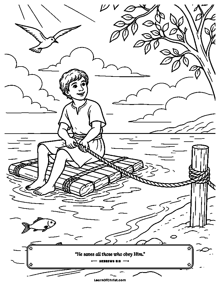 A helper standing on the bridge