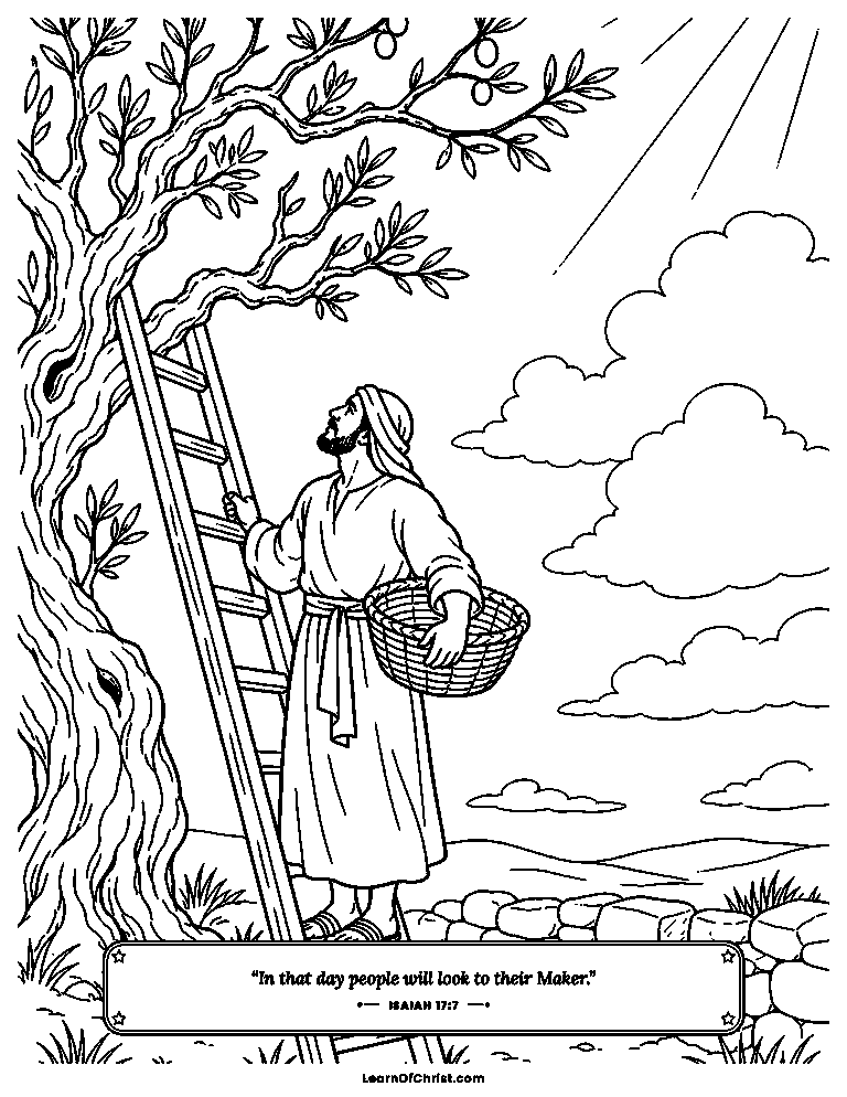 Last olives at the top of the tree