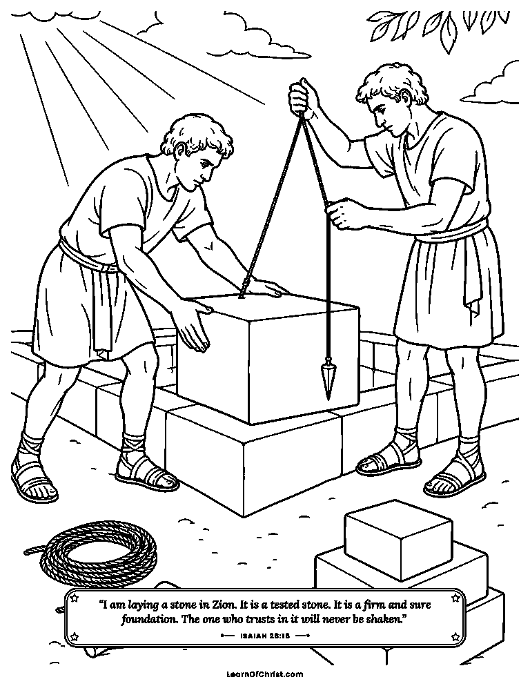 Builders set the precious cornerstone