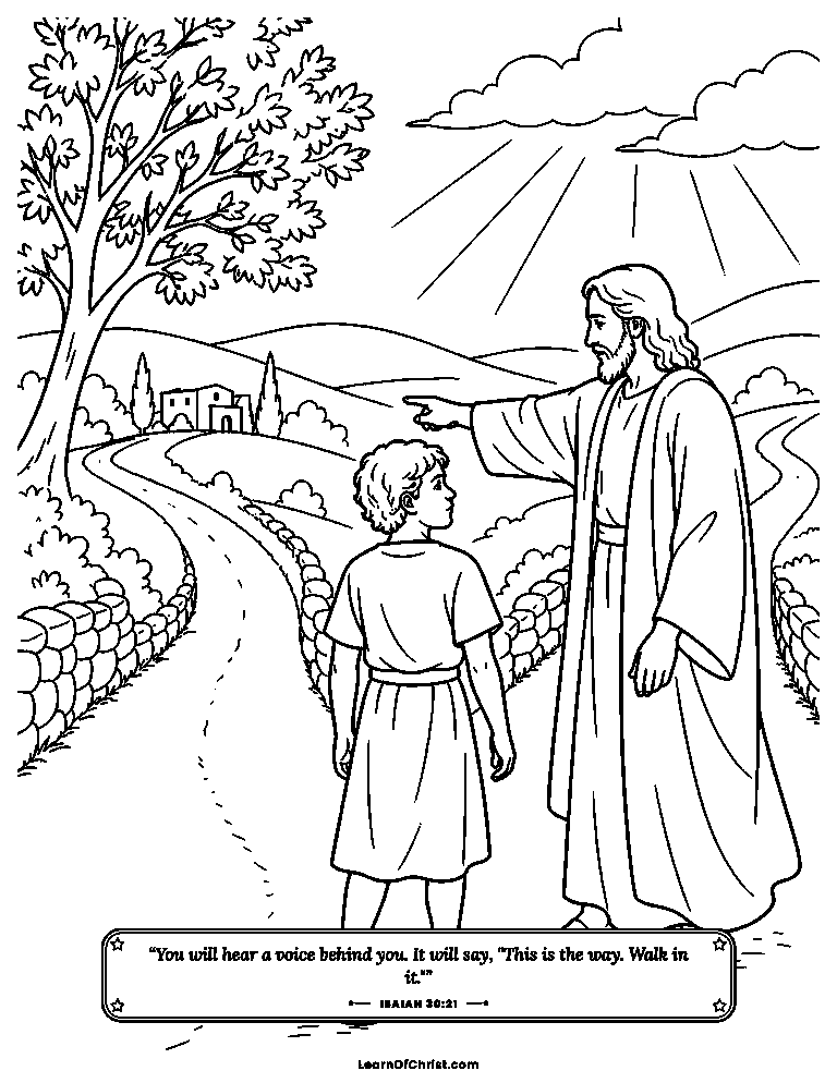 A gentle voice says this is the way