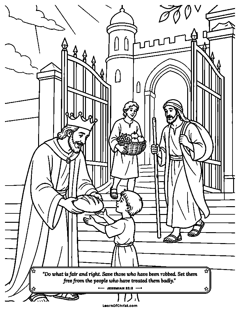 A good king helps those who need help
