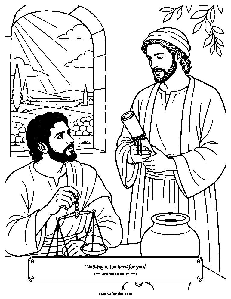 Jeremiah buys a field and seals the deed