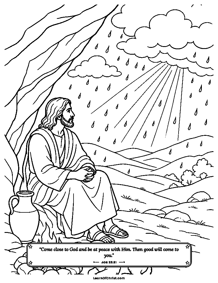 Peace under the shelter of the rock