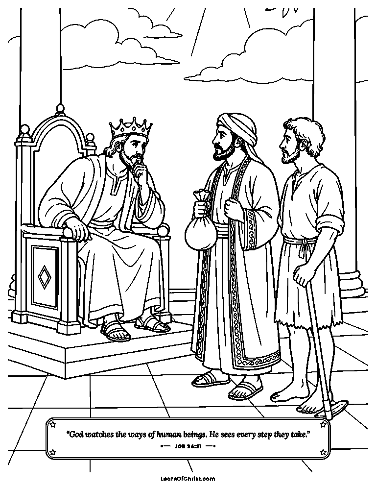 A good king listens fairly to everyone