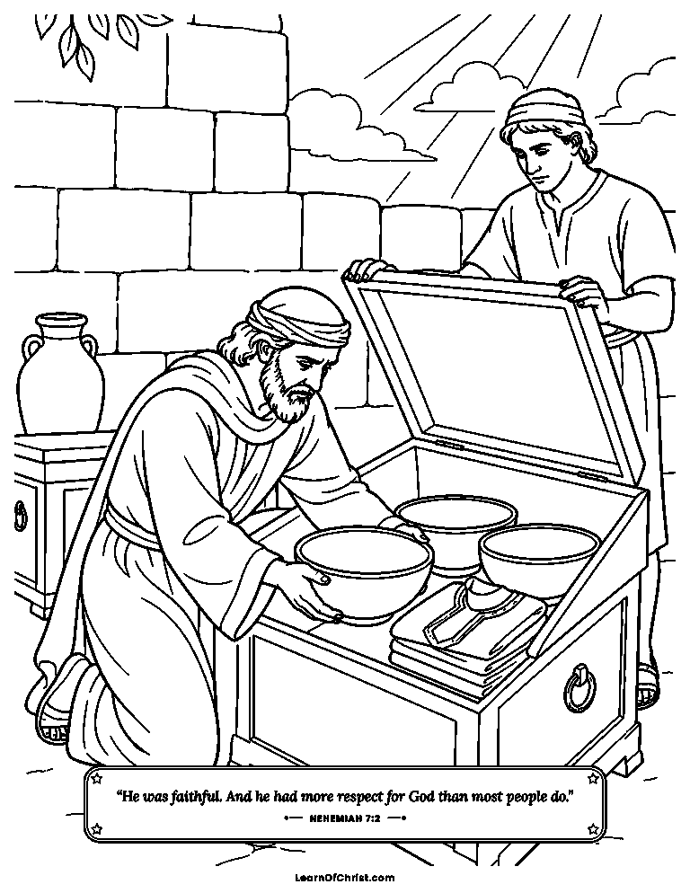 Gold bowls and robes for the work