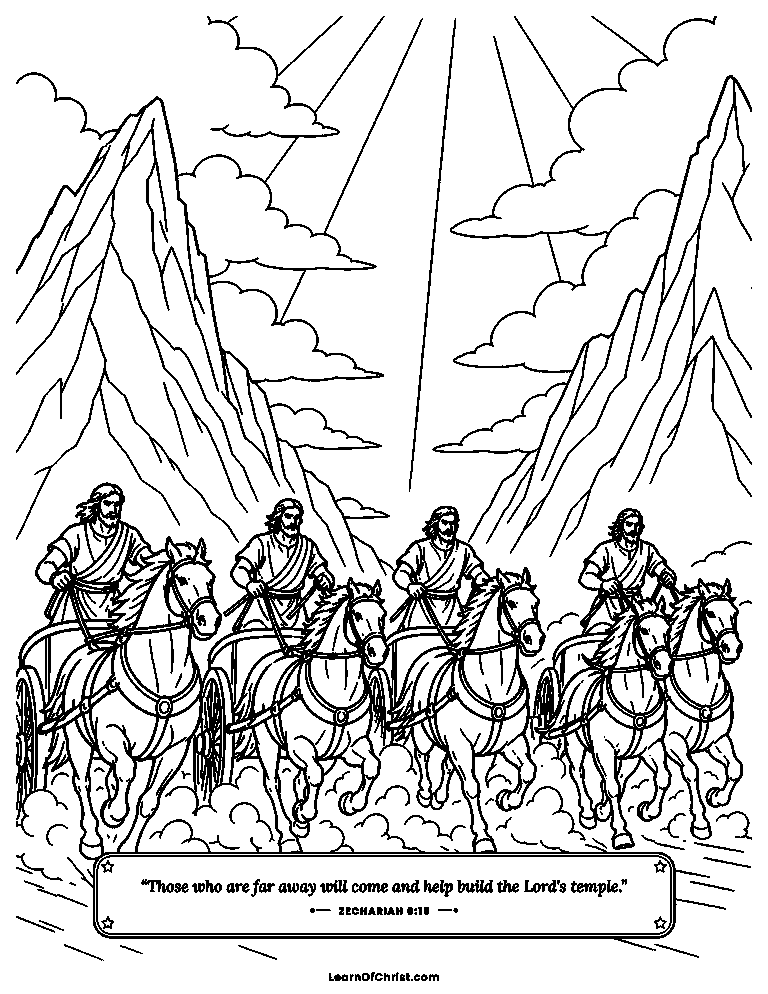 Four chariots ride out to the world
