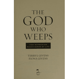 The God Who Weeps logo