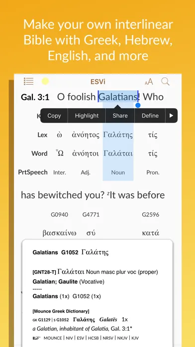 Accordance Bible Software app screenshot 1