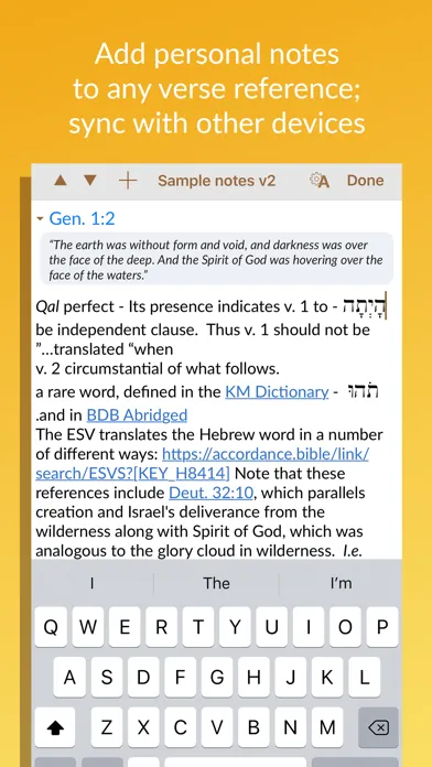 Accordance Bible Software app screenshot 3