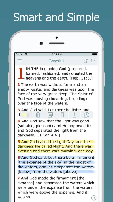 Amplified Bible screenshot 1