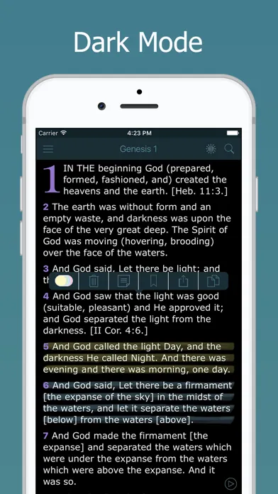 Amplified Bible screenshot 3