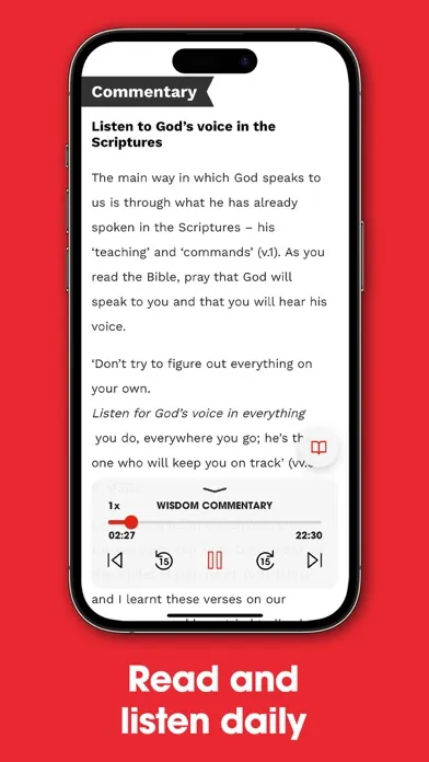 Bible in One Year screenshot 3