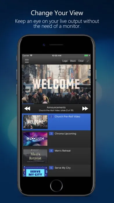 EasyWorship app screenshot 1