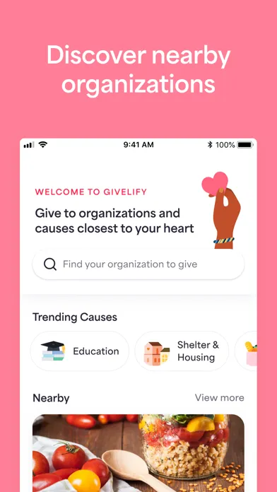 Givelify app screenshot 3