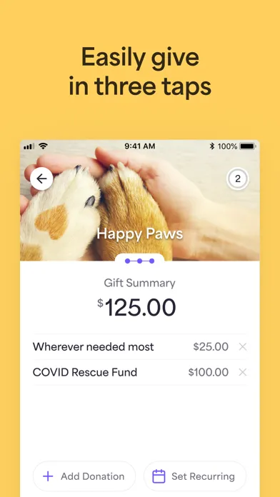 Givelify app screenshot 4
