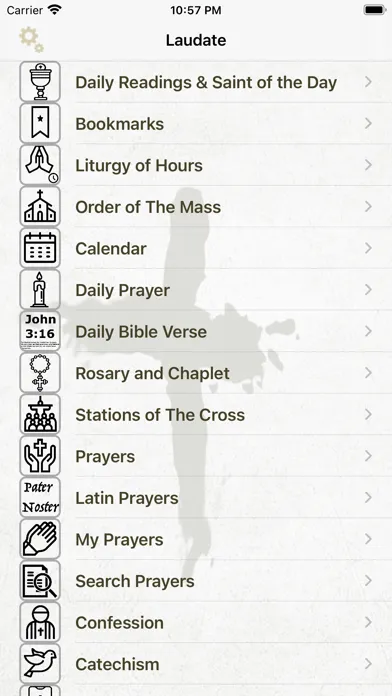 Laudate app screenshot 1