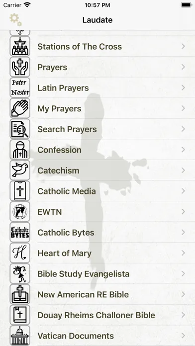 Laudate app screenshot 2