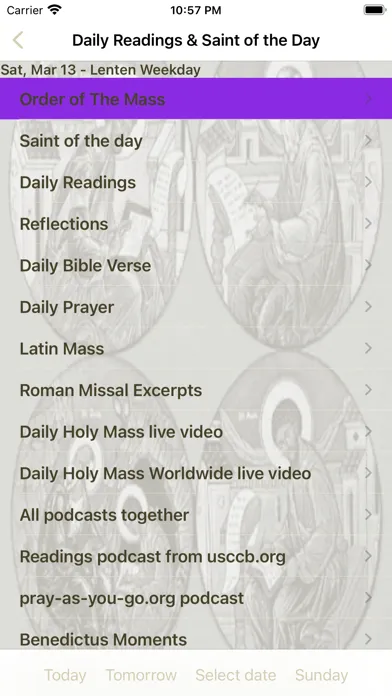 Laudate app screenshot 3