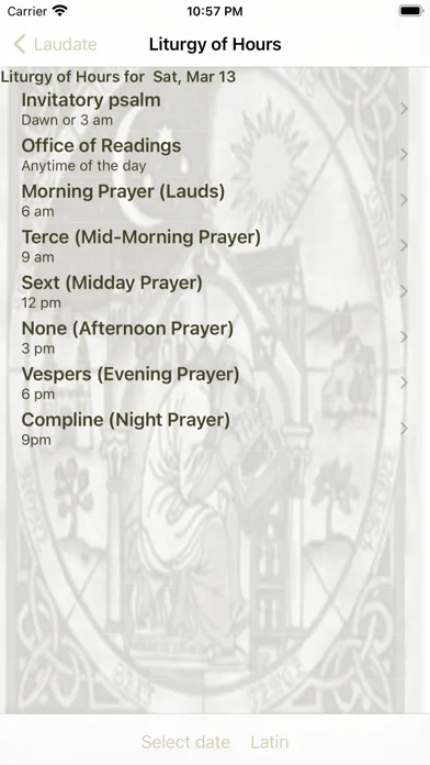 Laudate app screenshot 4